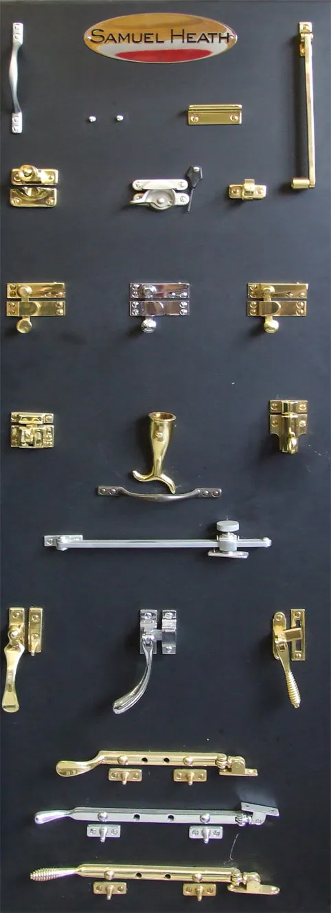 Door and window furniture display