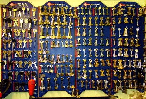 Key cutting service and lock products